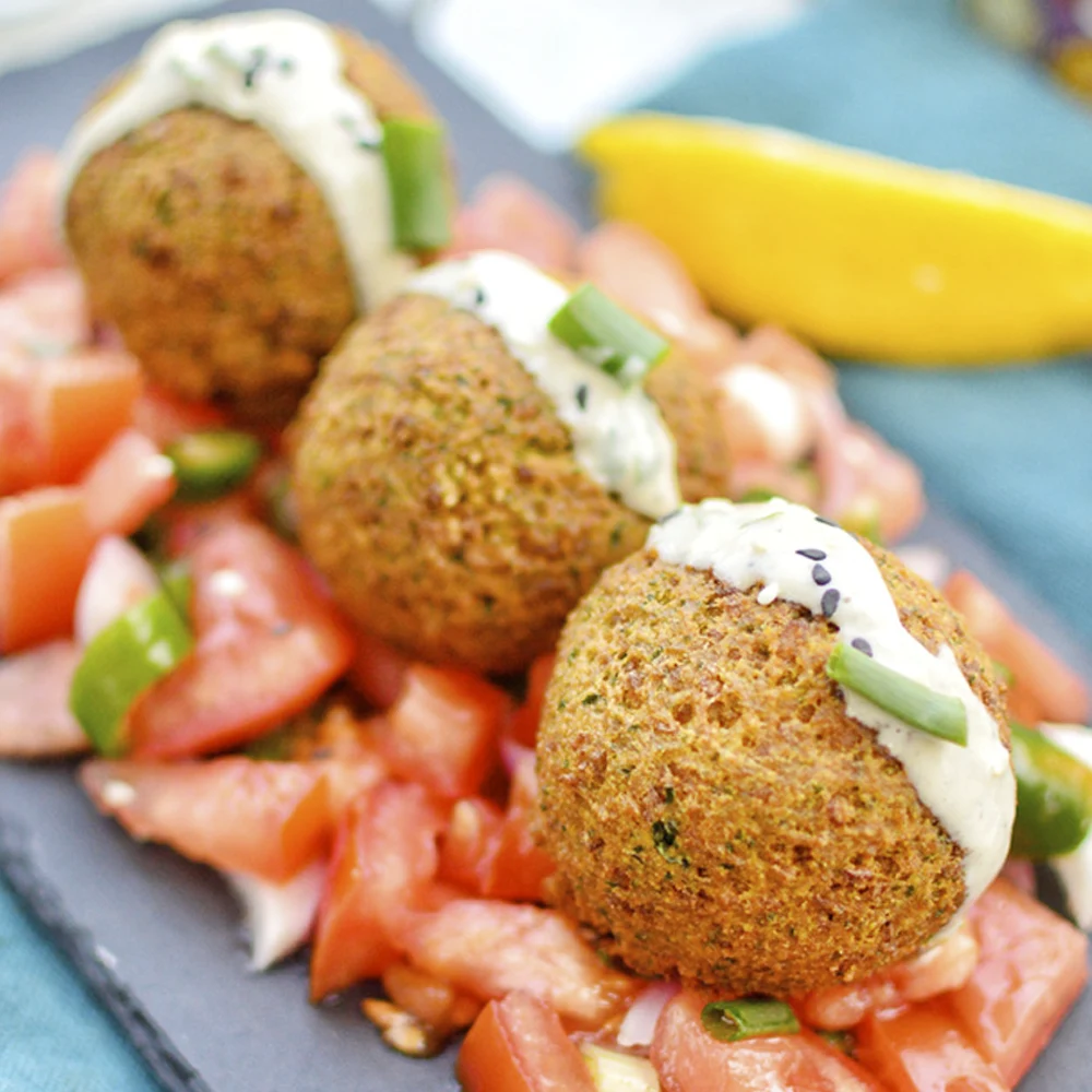 Falafels avec Salsa de Tomates