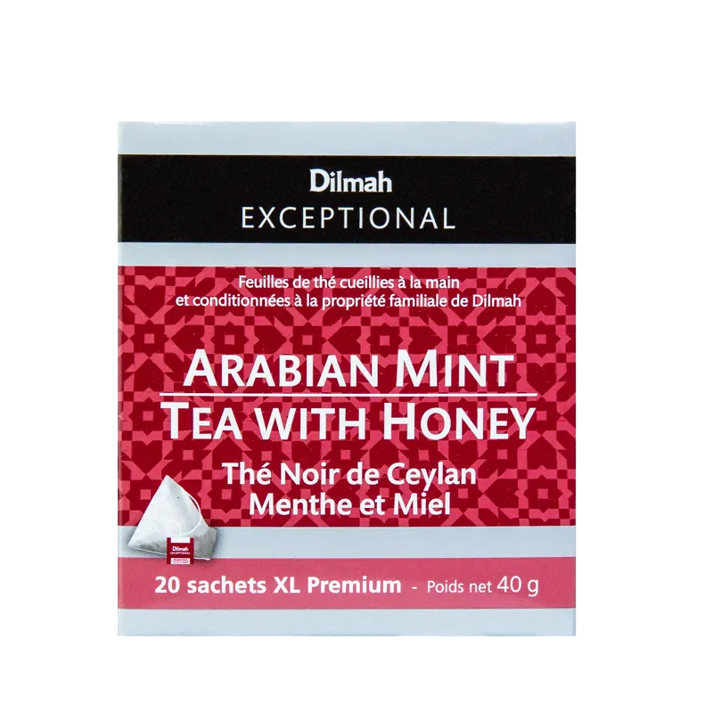 PACK_DILMAH_THE NOIR MENTHE ET MIEL_SACHETS