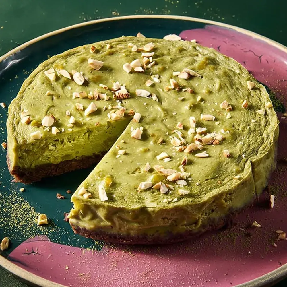 Cheesecake au matcha