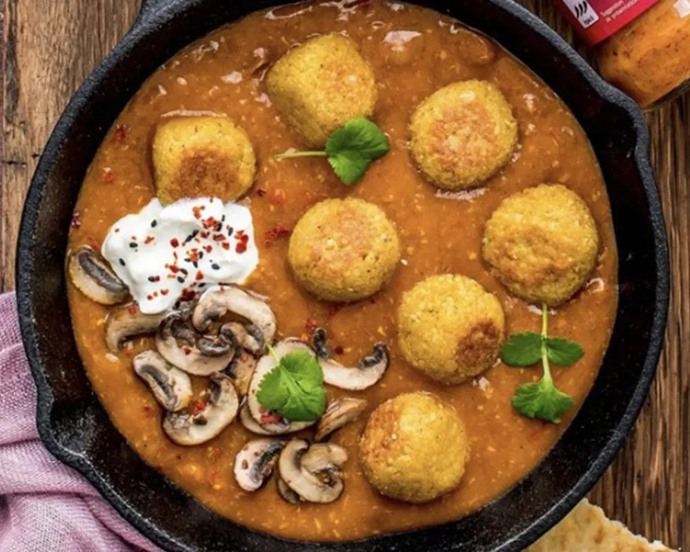 Boulettes de Couscous Tikka Masala