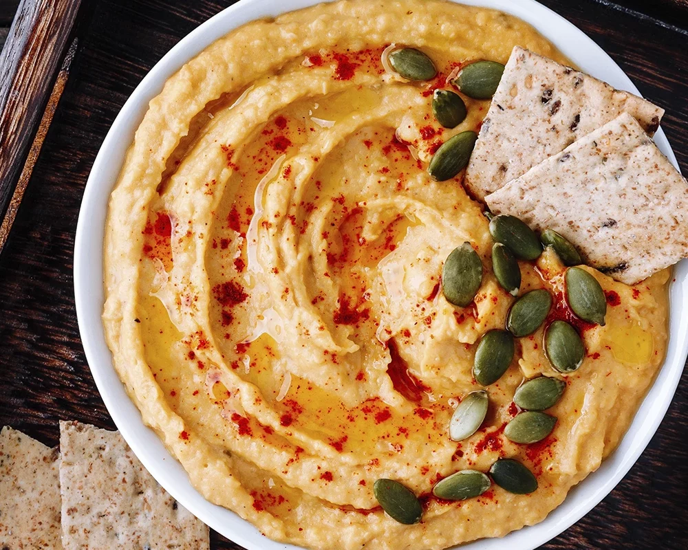 Houmous crackers