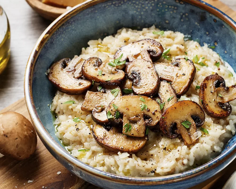 Risotto aux Champignons au Balsamique