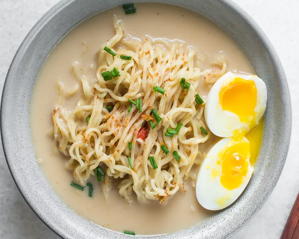 Soupe ramen au lait de coco